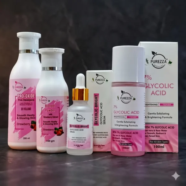 glycolic & pink skin polish kit