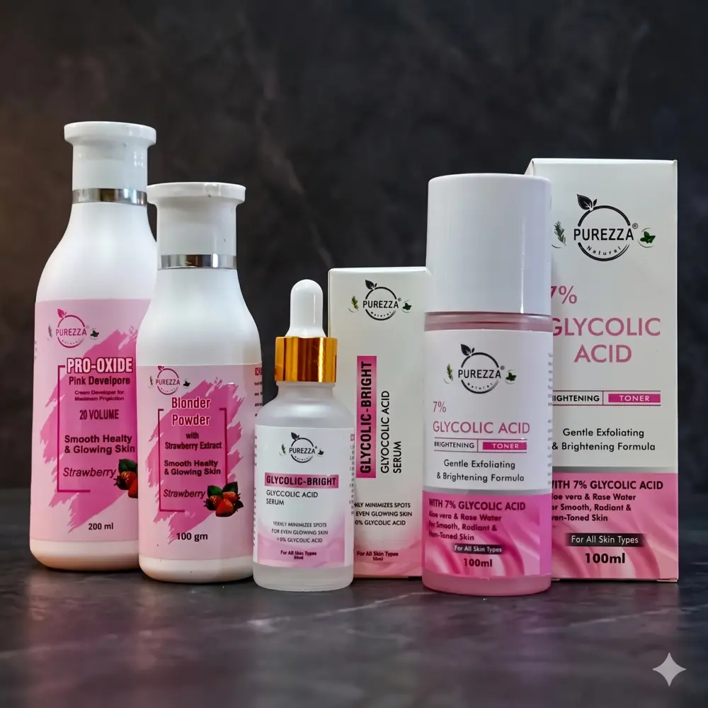 glycolic & pink skin polish kit